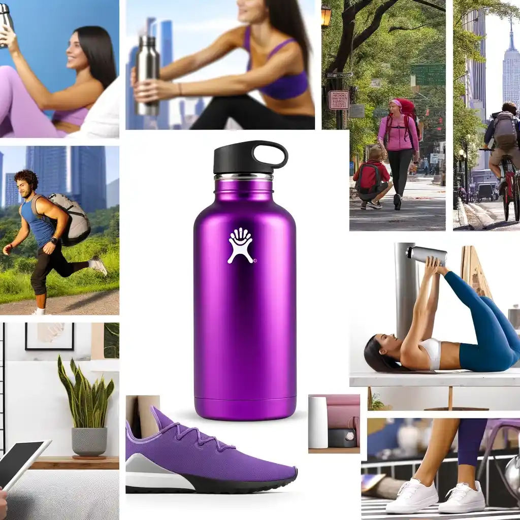 "Dynamic Lifestyles with the Purple Hydro Flask