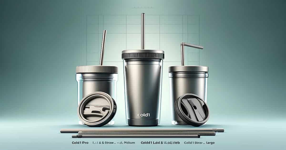 COLD1 Tumbler Lids – PRO, Medium, and Large