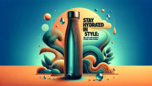 Featured image for blog post on Owala Water Bottles, showcasing a stylish and functional Owala bottle against a vibrant, water-themed background.