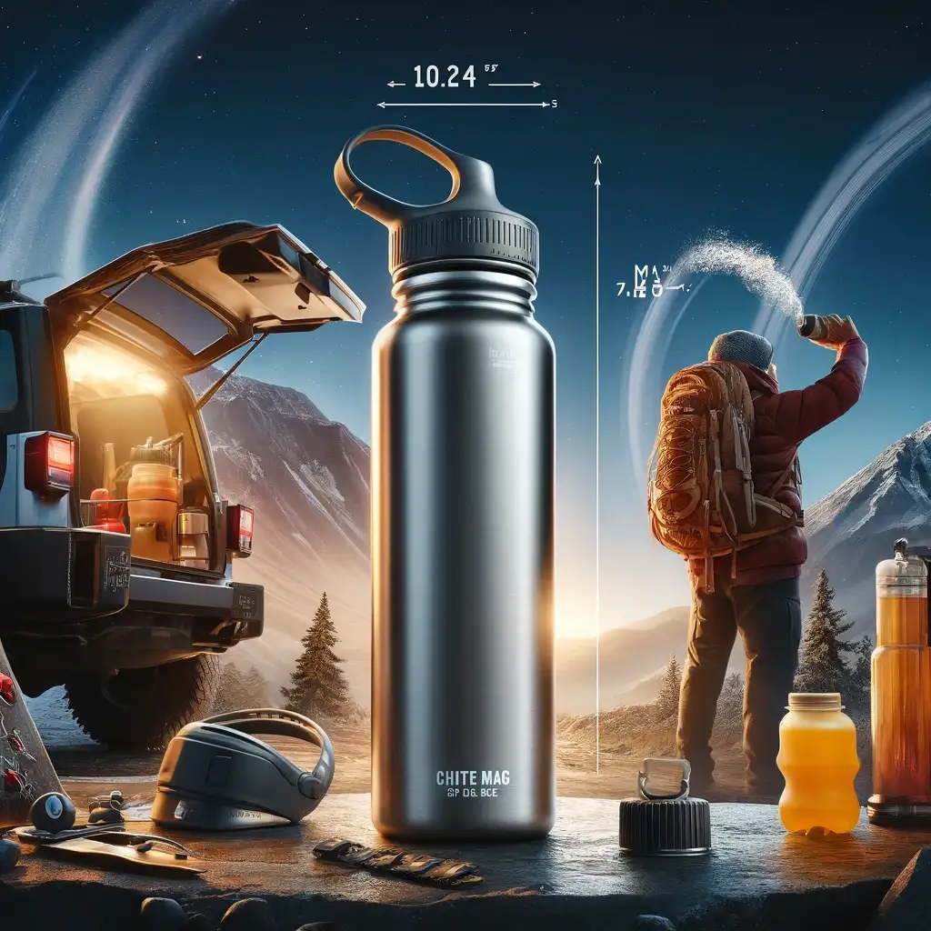 CamelBak Chute Mag 25 oz Water Bottle in diverse settings, illustrating its ergonomic design and practicality for everyday use.