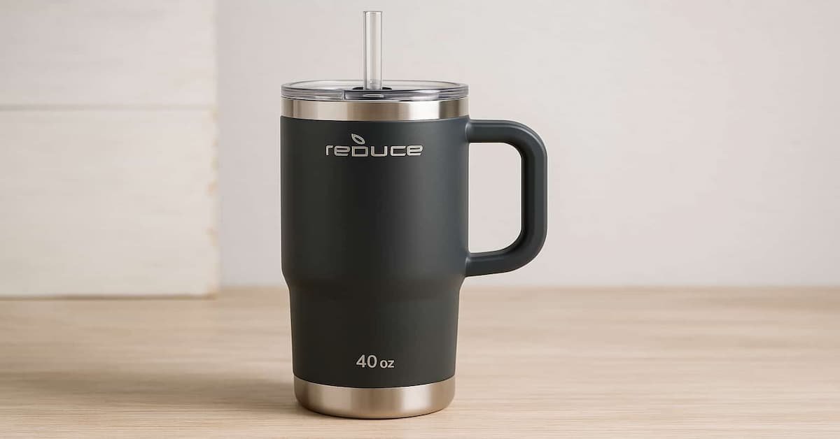 reduce 40 oz tumbler with handle