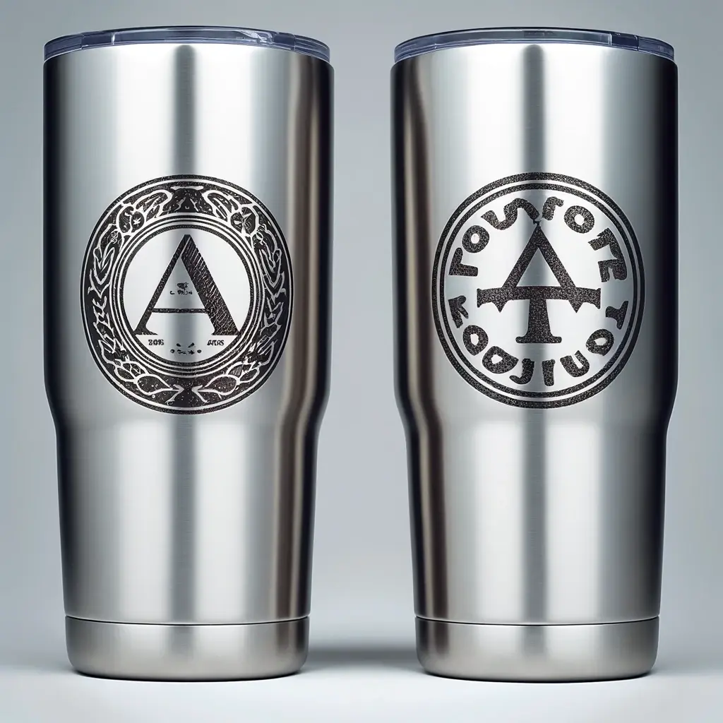 The logo on a genuine Stanley tumbler is a key indicator of authenticity.