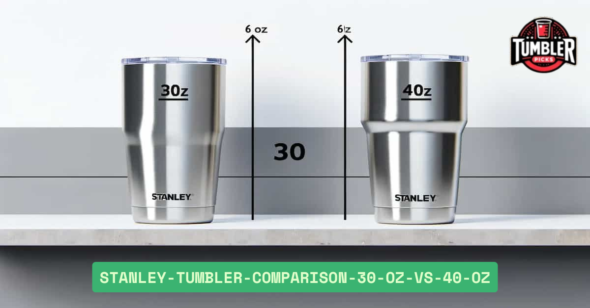 Stanley Tumbler 30 oz vs 40 oz
