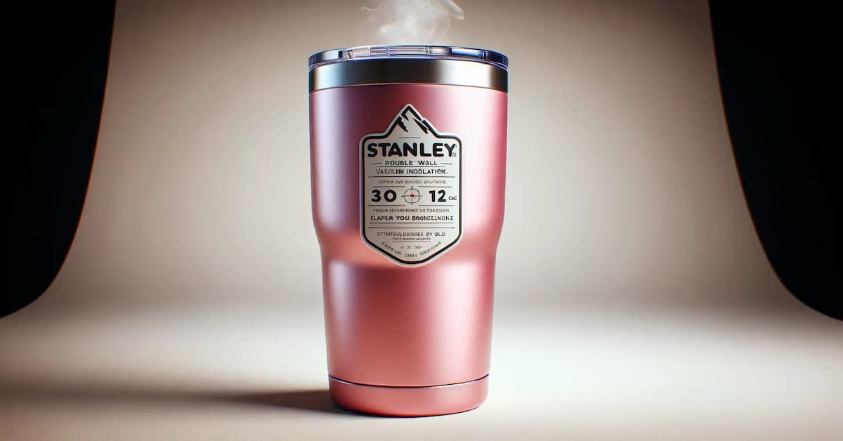 The Pink Stanley Cup 30 oz combines the best of both worlds